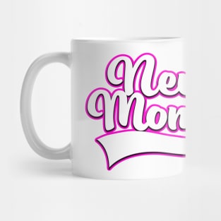 New Mom Vintage typeface logo Mug